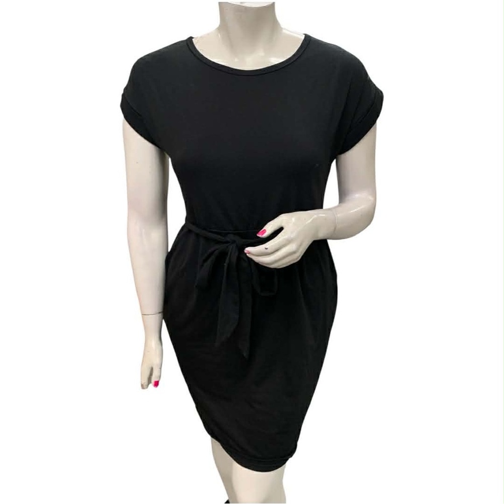 YOINS NWT Black Tie-Waist Mini Dress Size L